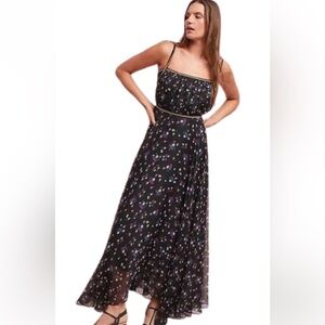 Anthropologie Ranna Gill Women's Pomona Floral Maxi Dress Sz 10